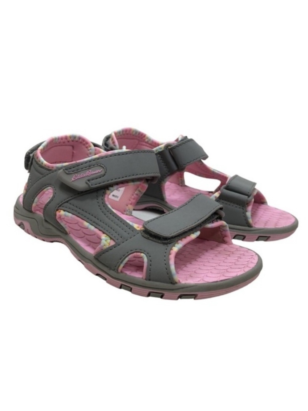 Eddie Bauer Olympia Gray Pink Girls Versatile Adjustable Sandals‎ 3